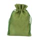 thumbnail image 2 of 50 bolsas de regalo con cordón, bolsas de regalo navideñas, suministros para fiestas, bolsas de galletas y dulces. Verde, 2 of 9
