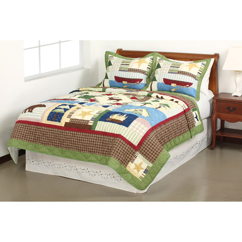 Mainstays Bear Lodge Bedding Quilt