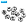 thumbnail image 3 of Unique Bargains Adaptateurs de Filetage Manchon Écrou Réducteur M10*1.5 Mâle vers M5*0.8 Femelle Insert de Réparation Écrou Vis Réducteur 6mm 10 Pcs, 3 of 6