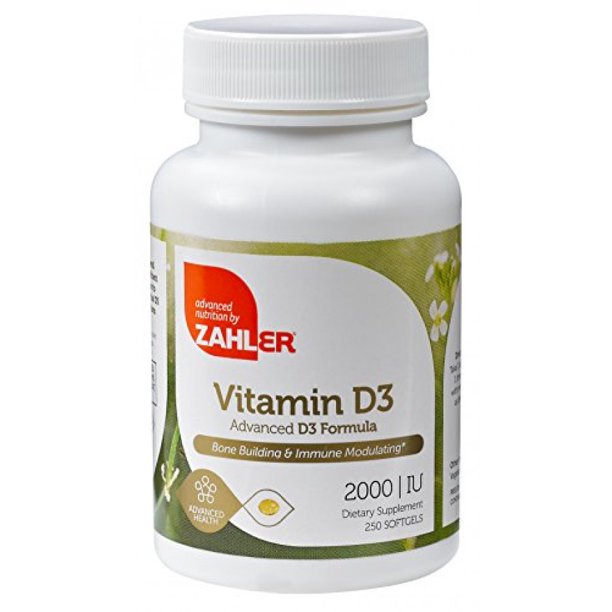Vitamin D3, Advanced D3 Formula, 50 mcg (2,000 IU), 250 Softgels