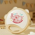 thumbnail image 4 of Pink Pink Infant Hand Drum With Gentle Sound For Early Education And Rhythm Perception, 4 of 6