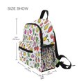 thumbnail image 3 of FORMRS Kids School Backpack with Front Zippered Pocket 12" Student Travel Daypack, Various Vegetables Pattern, 3 of 6