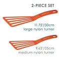 thumbnail image 6 of Rachael Ray Nonstick Bakeware Cookie Pan Set, 4-Piece, Gray with Orange Silicone Grips, 6 of 6