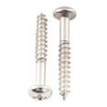 thumbnail image 4 of Musiclily Basic 3.5x25mm Pan Head Tremolo Bridge Mounting Screws for Strat Style Electric Guitar, Chrome (Set of 20), 4 of 5