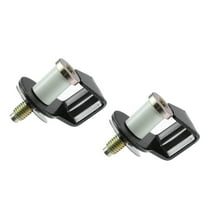 Unique Bargains 2pcs Door Lock Striker Bolt Assembly Replacs for Ford F-150 F-250 F-350 1984-1996 E9AZ 5422008-A Black