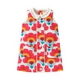 thumbnail image 1 of TJAZFJPA Robe Maxi pour Filles Été Nouvelle Sans Manches Col à Revers Motif Boucle Mignon Petite et Petite Robe Ligne A Bébé Robe Bleue, 1 of 2