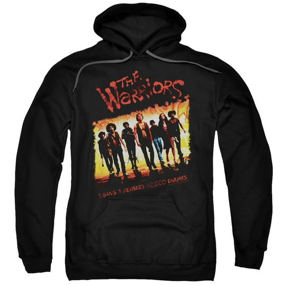 Warriors One Gang Adult Pullover Hoodie Sweatshirt Black
