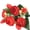 Red, variant on D-GROEE 2Pcs Artificial Peony Flowers, 5 Heads Silk Peony Flowers Vivid Fake Flowers for Home Decor Bride Bouquet Table Centerpiece Decor Artificial Plants