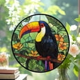 thumbnail image 2 of Hanging Stained Glass for Windows Toucan, Festival Gift Ornament, Christmas Ornament Gift, Mother’s Day Keepsake, Valentine’s Day Decor, Keepsake 2025, 2 of 6