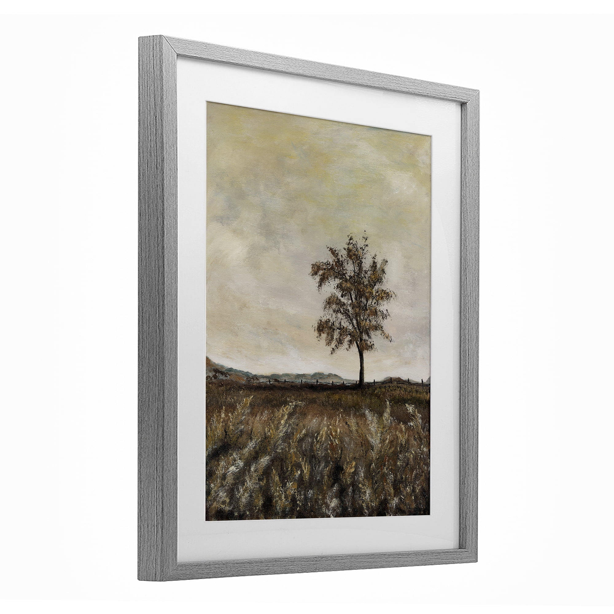 Stupell Industries Yesterdays Gone By Gray Framed Print Under Glass, design by Soulspeak & Sawdust