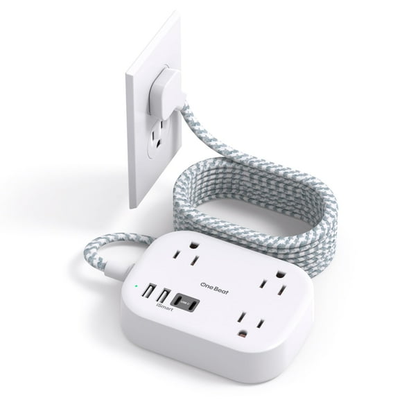 Power Strip One Beat Cruise Ship Essentials con USB C de 10 pies