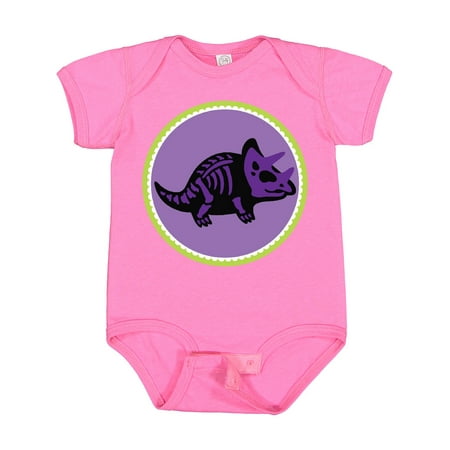 

Inktastic Dinosaur Triceratops Girls Dino Girls Baby Bodysuit