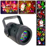Morttic Christmas Projector with 16 Patterns, Waterproof Outdoor Indoor Holiday Light for Celebration, Christmas, Birthday, Party, Landscape Decor