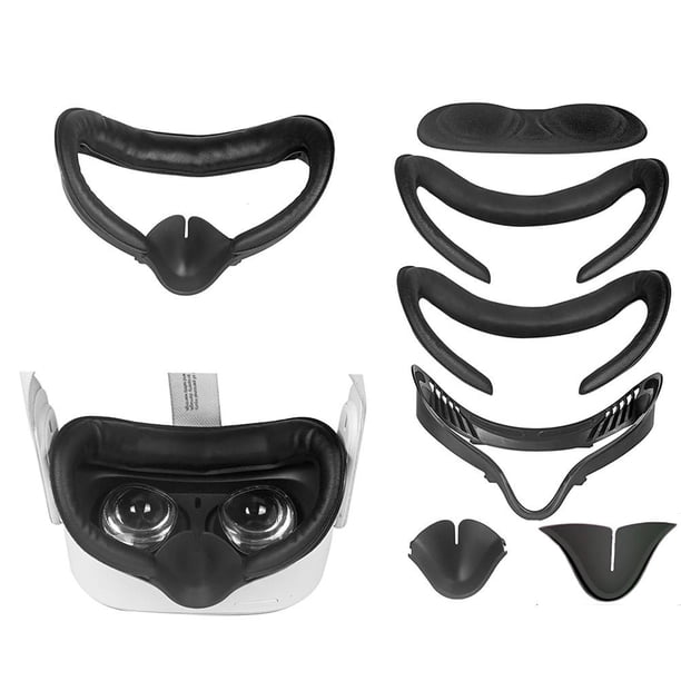 Soporte De Interfaz Facial Soporte De Interfaz Suave De Ventilación Facial Vr Y Almohadilla De Repuesto De Espuma De Cuero U Accesorios Compatibles Con Oculus Quest 2 Yuarrent EL015840-00