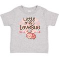 thumbnail image 3 of Inktastic Little Miss Love Bug Hearts Boys or Girls Baby T-Shirt, 3 of 5
