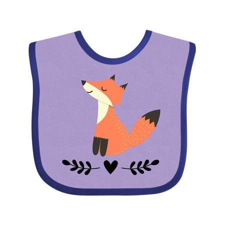 

Inktastic Fox for Girls Woodland Animal Gift Baby Girl Bib