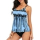 thumbnail image 2 of Traje de baño de dos piezas para mujer, tallas grandes, tops con pantalones cortos, traje de baño para mujer, trajes de baño de talla grande ER, 2 of 4