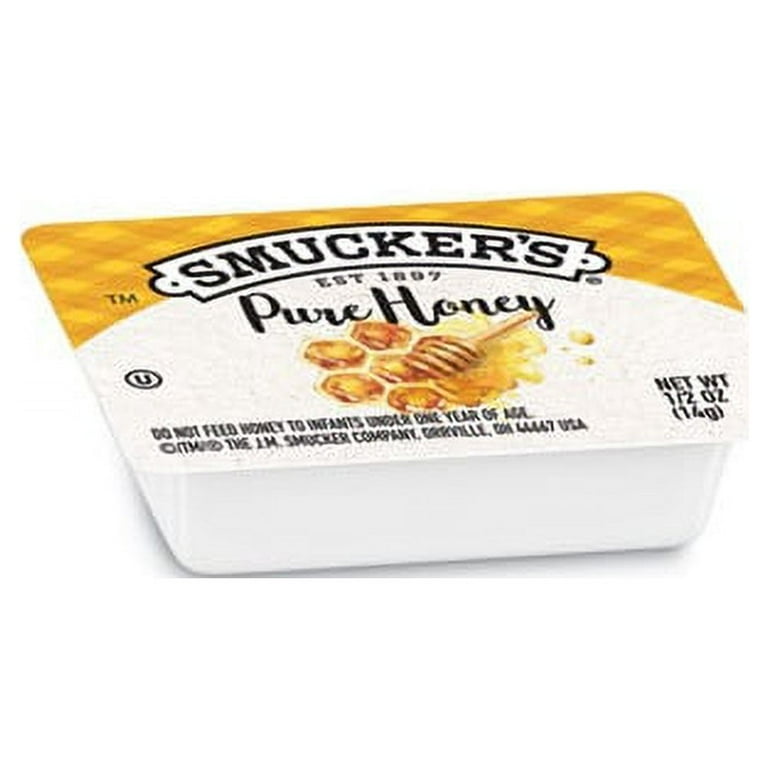 Smucker's Honey, Single Serving Packs,0.5 oz, 200/Carton Smucker's Honey, Single Serving Packs,0.5 oz, 200/Carton