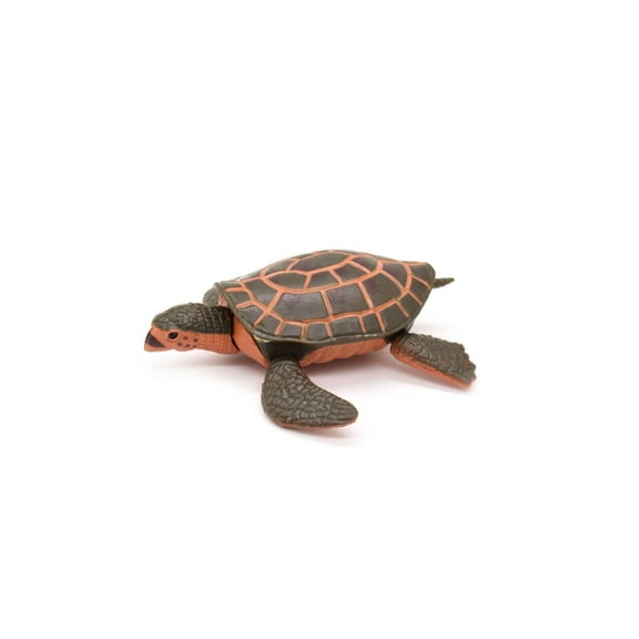 Sea Turtle, Hawksbill, Moveable Parts, Plastic Turtle, Design, Realistic Figure, Educational, Lifelike, Model, Figurine, Replica, Gift, 4" CWG58 B179