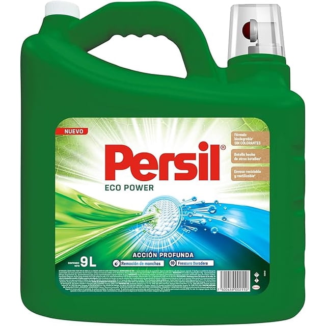 Detergente Liquido Persil Eco Power 9 Lts Accion Profunda