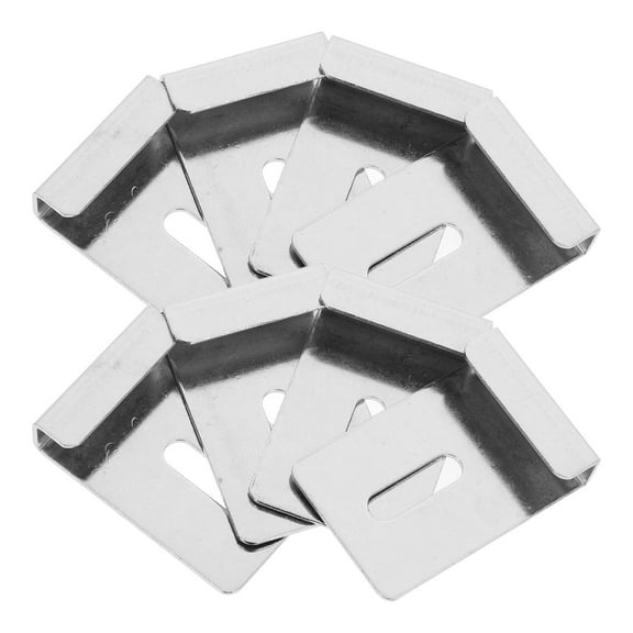 Raindrops Mirror Clamps For Wall Mounting Stainless Steel 8Pcs