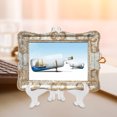 thumbnail image 3 of Garosa Plate Display Stand Dish Display Stand,10pcs Folding White Plastic Plate Holders Dish Picture Frame Decorative Display Stand Rack, 3 of 9