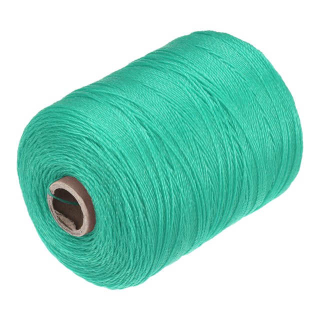 Torcida Albañil Línea Nylon Cordel Cuerda Cordón Verde 600M/656 Yardas 1mm Diámetro para Redes, Paisajismo, Hogar Mejora, Bricolaje Proyecto, Artesanía, Albañilería