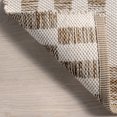 thumbnail image 3 of nuLOOM Stormie Checkered Indoor/Outdoor Area Rug, 4' x 6', Stormie Brown, 3 of 9