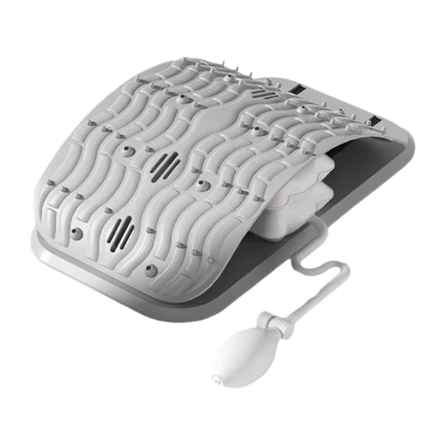 Tachiuwa Back Stretcher Lightweight Portable Back Support for Office Chair Car Seat grey