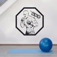 thumbnail image 2 of Mixed Martial Arts Boxing Training MMA Vinyl Wall Art Decal Home Decor Sticker Vinyl Decoration Size (30x30 inch), 2 of 3