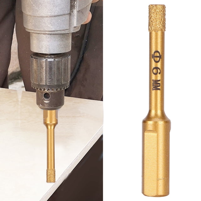 Kit de Sierra Perforadora de Broca de Diamante, Herramienta Multiusos para Perforación de Piedra de Mármol y Cerámica