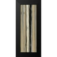 thumbnail image 2 of Wild Apple Portfolio 11x24 Black Modern Framed Museum Art Print Titled - Rainy Streets Neutral Panel I, 2 of 5