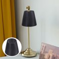 thumbnail image 4 of Abat-jour Tambour Noir 1Ensemble 5.5x5.5x5.1 Pouces en Métal Design Simple, 4 of 7