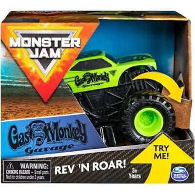 2019 Monster Jam Rev N Roar Gas Monkey Garage 1:43 Scale Monster