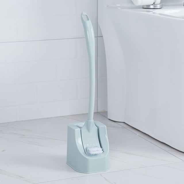 RKSTN Toilet Bowl Brush and Holder Set: Bathroom Deep Cleaning Toilet Cleaner Scrubber for Dead Corner Clean - Bathroom Toilet Decorations Accessories