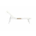 thumbnail image 2 of Pangea Home Dean Modern Aluminum Loungers in White Finish (Set of 2), 2 of 3