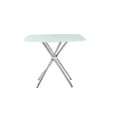 thumbnail image 2 of Square Glass Dining Table with Safety Disk / Good for Limited - Space Kitchens, 2 of 3