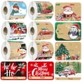 thumbnail image 4 of Clearance!!250PCS/Roll Large Foil Tag Stickers 6 Designs Xmas To And From Christmas Name Tags For Wrapping Holiday Present Self Adhesive Gift Labels, 4 of 8