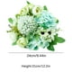 thumbnail image 3 of Adorno floral de imitación para bodas, ideal para fotografía, decoración del hogar. Carrito metálico con ruedas, base de madera, diseño de 2 niveles, plegable y portátil. Flores de resina de, 3 of 9