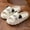 Red, variant on ATENAR Slippers for Women Fleece Wide Womens Shoes Fuzzy House Slipper Gray 40