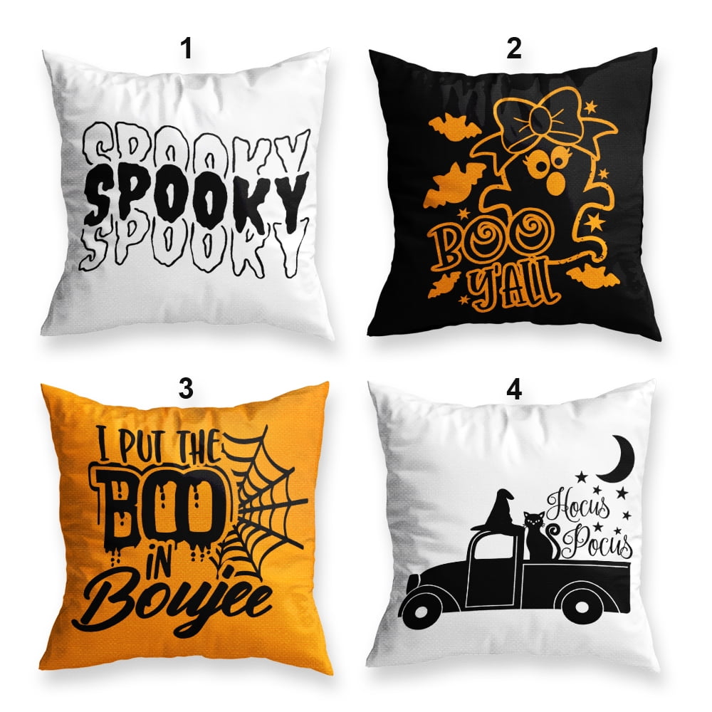 Halloween Pillow Covers, Halloween Decoration, Hocus Pocus, Spooky Boo