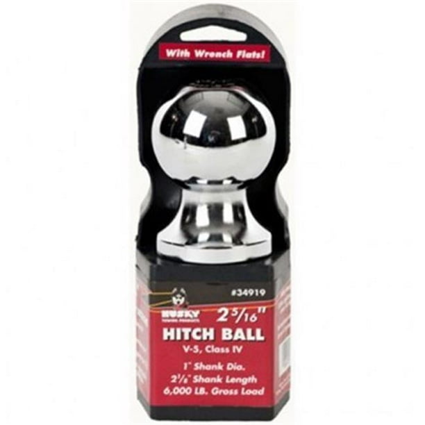 Husky Towing HUS34919 2.31 x 1 x 2.12 in. Ball Mount, Chrome Pair