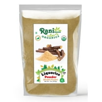 Rani Organic Liquorice Powder (Mulethi Powder) 7oz (200g) ~ All Natural | No Color | Gluten Friendly | Vegan | Non-GMO | Kosher | No Salt or fillers | Indian Origin | USDA Organic Certified