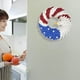 thumbnail image 4 of Wreath Eagle Plume Of Freedom Wreath Para Interiores Y Exteriores Día De La Independencia Wreath Guardurnaity HA041908-01, 4 of 6