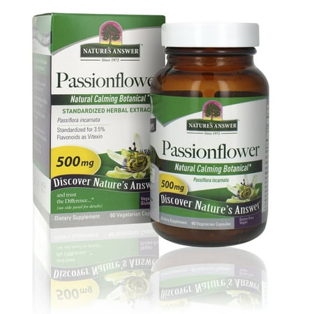 Nature's Answer Passion Flower Standardized Capsules, 60 Ct