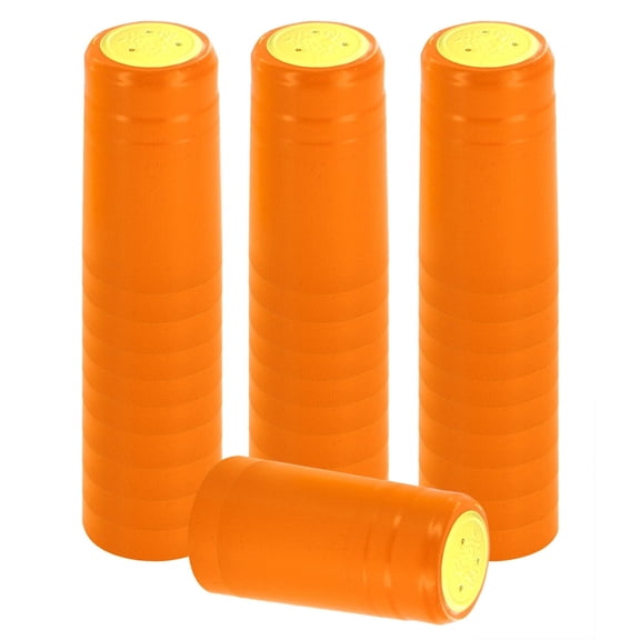 ORANGE PVC SHRINK CAPSULES 30 Pack