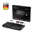 thumbnail image 3 of PERIBOARD-624B - Wireless Ergonomic Split Keyboard - Flat Keys - Adjustable Tilt Angle - US English Layout, 3 of 8