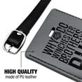 thumbnail image 3 of Supernatural Winchesters Run Toward Death Rectangle Leather Luggage Card Suitcase Carry-On ID Tag, 3 of 8