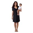 thumbnail image 2 of Ingrid & Isabel For Every Belly Women's Maternity Ribbed Henley T-Shirt Dress, Sizes S-XXXL, 2 of 7