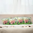thumbnail image 3 of Ambesonne Colorful Throw Pillow Cover 4 Pack, Clown Inflatable Ball, 20", Multicolor, 3 of 6